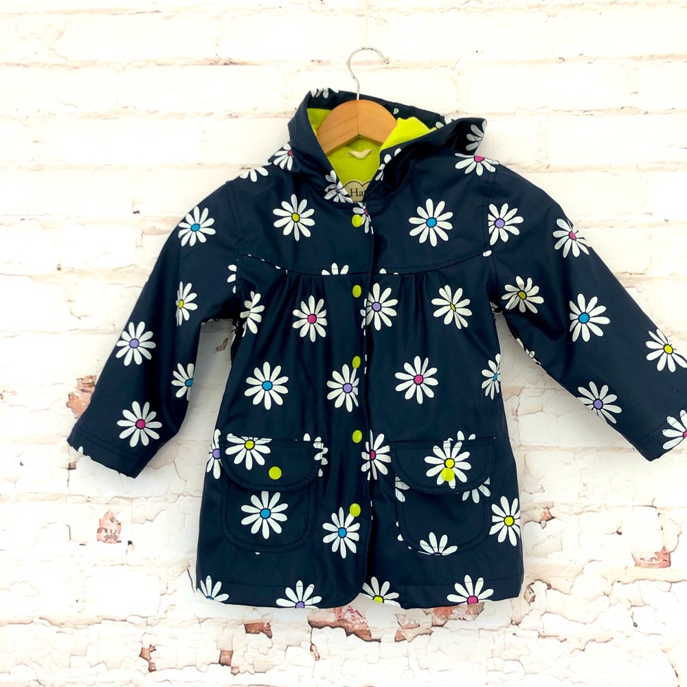 Hatley lined rain jacket 4T EUC